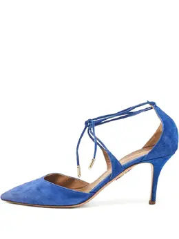 Aquazzura: Голубые туфли 