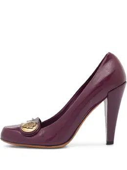 Gucci Pre-Owned: Фиолетовые туфли 