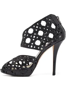 Christian Dior Pre-Owned: Чёрные босоножки 