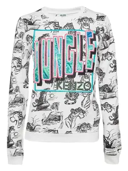 Kenzo Pre-Owned: Свитшот с принтом 