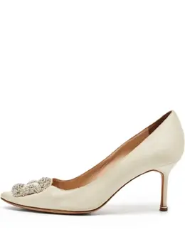 Manolo Blahnik: Белые туфли 
