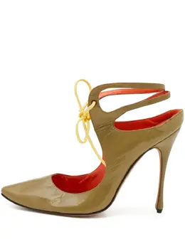 Manolo Blahnik: Зелёные туфли 
