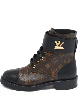 Louis Vuitton Pre-Owned: Коричневые ботинки 
