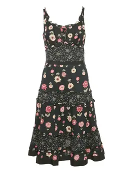 Moschino Pre-Owned: Платье с растительным принтом 