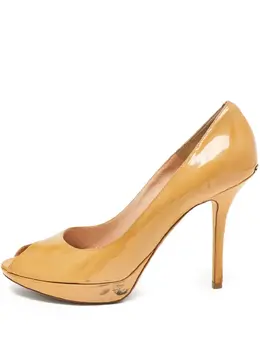 Christian Dior Pre-Owned: Жёлтые босоножки 