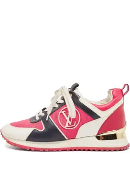 Louis Vuitton Pre-Owned: Розовые кроссовки 