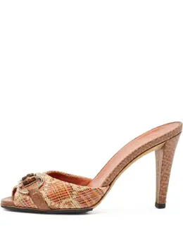 Gucci Pre-Owned: Коричневые сандалии 