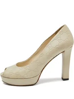 Gucci Pre-Owned: Белые туфли 