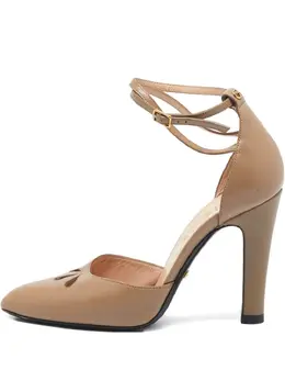 Gucci Pre-Owned: Бежевые туфли 