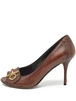 Gucci Pre-Owned: Коричневые босоножки 