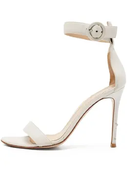 Gianvito Rossi: Белые сандалии  Portofino