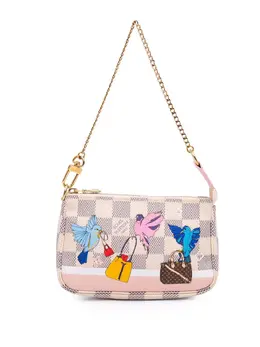 Louis Vuitton Pre-Owned: Белая сумка 