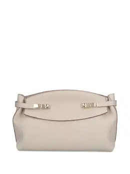 Ferragamo: Бежевый клатч 