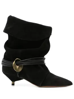 ISABEL MARANT: Чёрные ботинки 