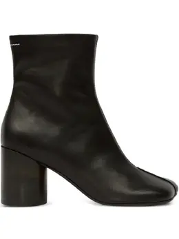 MM6 Maison Margiela: Чёрные ботинки 