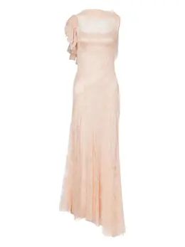 Alberta Ferretti: Кружевное платье 