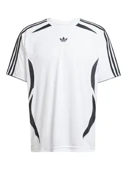 adidas: Белая футболка  Adicolor