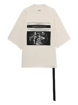 Rick Owens DRKSHDW: Футболка с принтом 