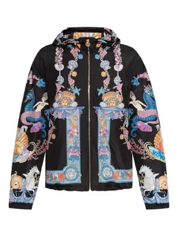 Versace: Куртка с капюшоном 
