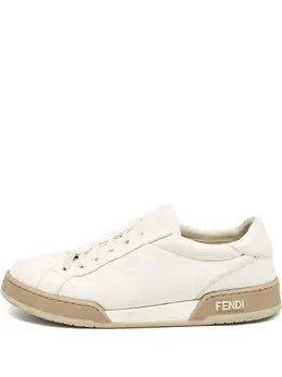 Fendi Pre-Owned: Белые кроссовки 