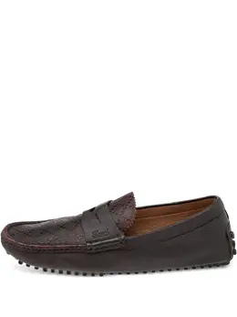 Gucci Pre-Owned: Тёмные туфли 