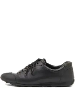 Prada Pre-Owned: Чёрные кроссовки 