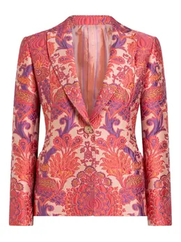 ETRO: Жакет с растительным принтом 