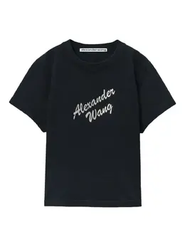 Alexander Wang: Чёрная футболка 