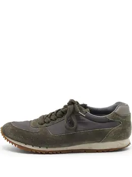 Prada Pre-Owned: Зелёные кроссовки 