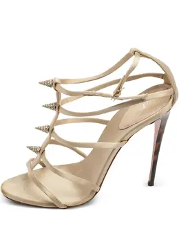 Gianvito Rossi: Бежевые сандалии 