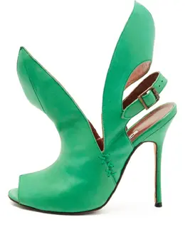 Manolo Blahnik: Зелёные босоножки 
