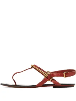 Gucci Pre-Owned: Красные сандалии 