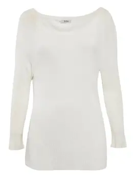 Max Mara: Белый свитер 