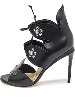 Fendi Pre-Owned: Чёрные сандалии 