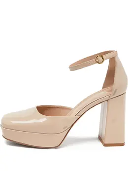 Gianvito Rossi: Бежевые туфли 