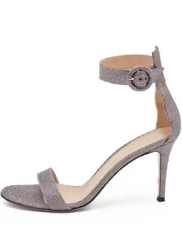 Gianvito Rossi: Фиолетовые сандалии  Portofino