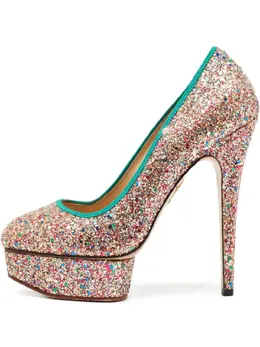 Charlotte Olympia: Бежевые туфли 