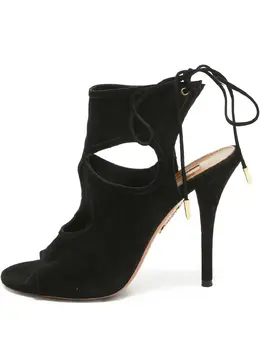 Aquazzura: Чёрные сандалии  Sexy Thing
