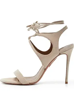 Aquazzura: Бежевые сандалии 