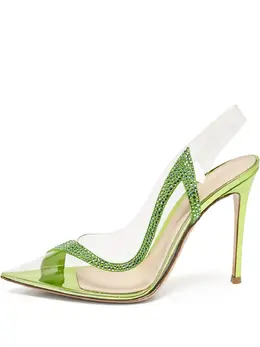 Gianvito Rossi: Зелёные туфли 