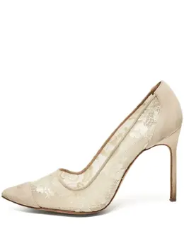 Manolo Blahnik: Бежевые туфли 