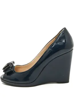 Prada Pre-Owned: Синие туфли 