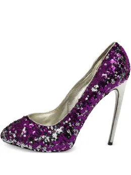 Dolce & Gabbana Pre-Owned: Фиолетовые туфли 