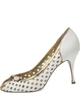 Dolce & Gabbana Pre-Owned: Белые туфли 