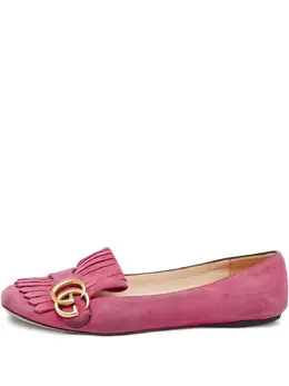 Gucci Pre-Owned: Розовые балетки 