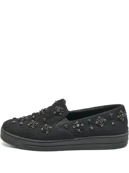 Prada Pre-Owned: Чёрные кроссовки 