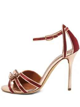 Malone Souliers: Бордовые сандалии 