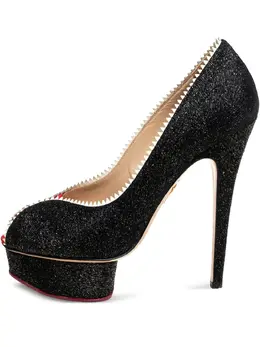 Charlotte Olympia: Чёрные босоножки 