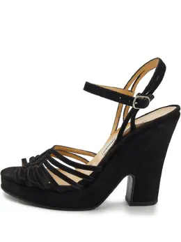 Dolce & Gabbana Pre-Owned: Чёрные сандалии 