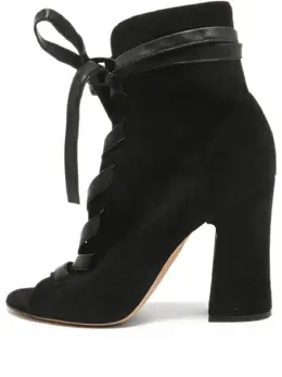 Gianvito Rossi: Чёрные ботинки 